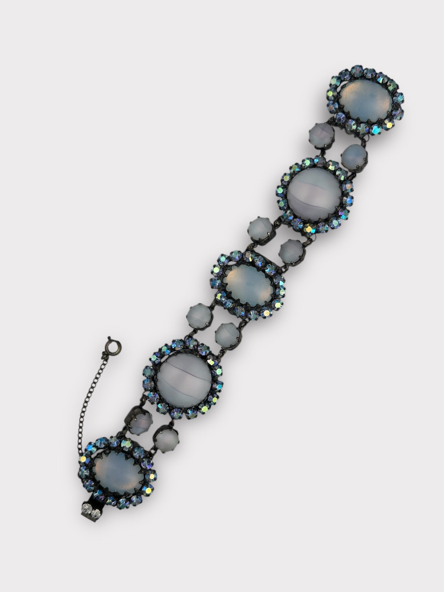Original by Robert Blue Rhinestone Bracelet