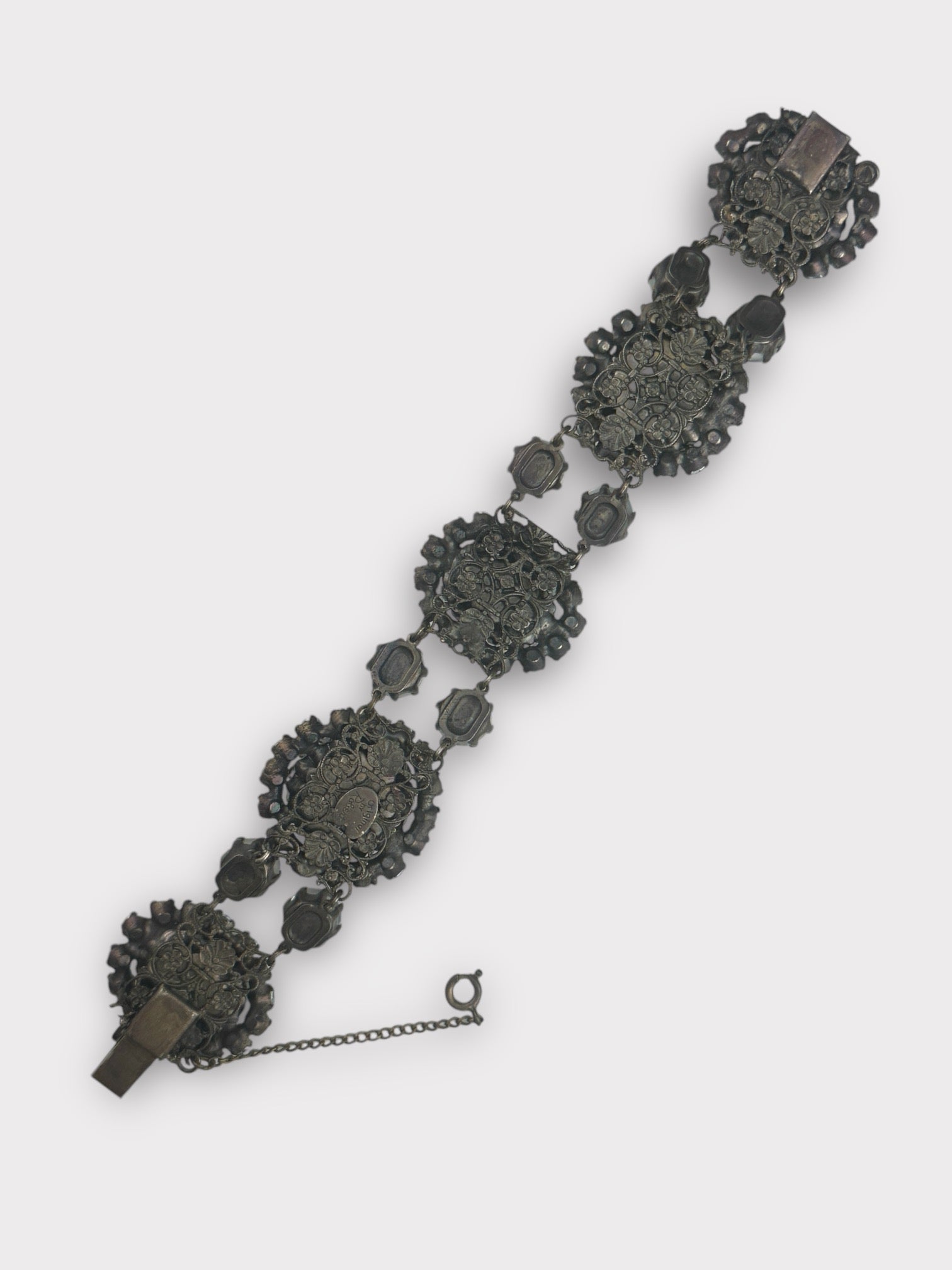 Original by Robert Blue Rhinestone Bracelet