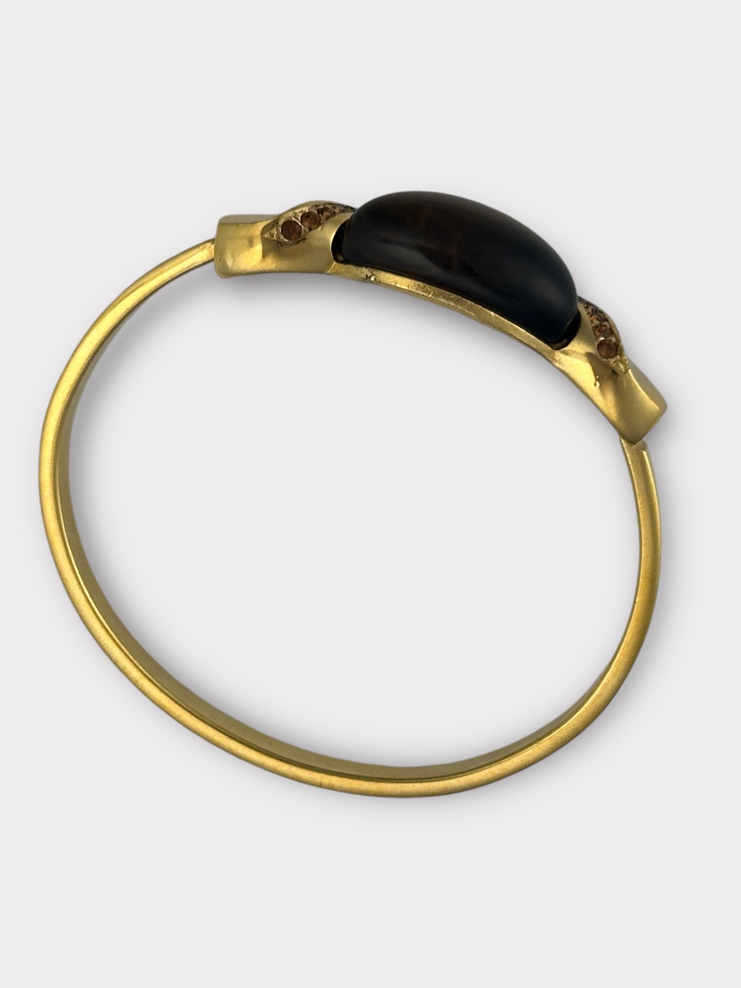 Givenchy Brown Rhinestone Bracelet