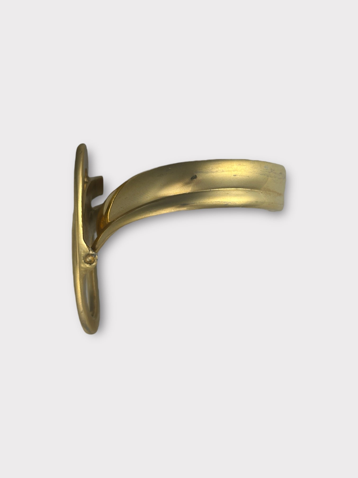 Trifari Gold Knot Clamper Bracelet