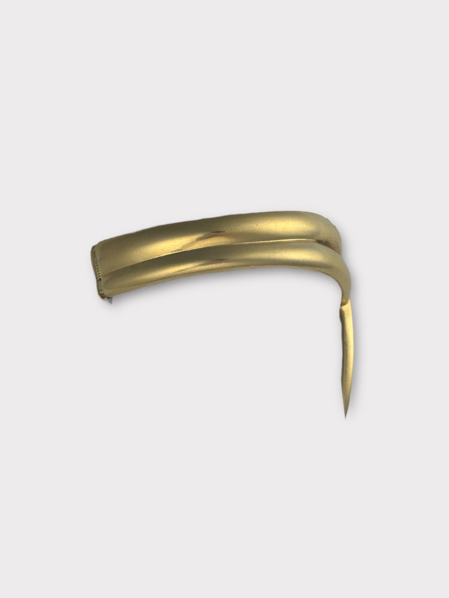 Trifari Gold Knot Clamper Bracelet