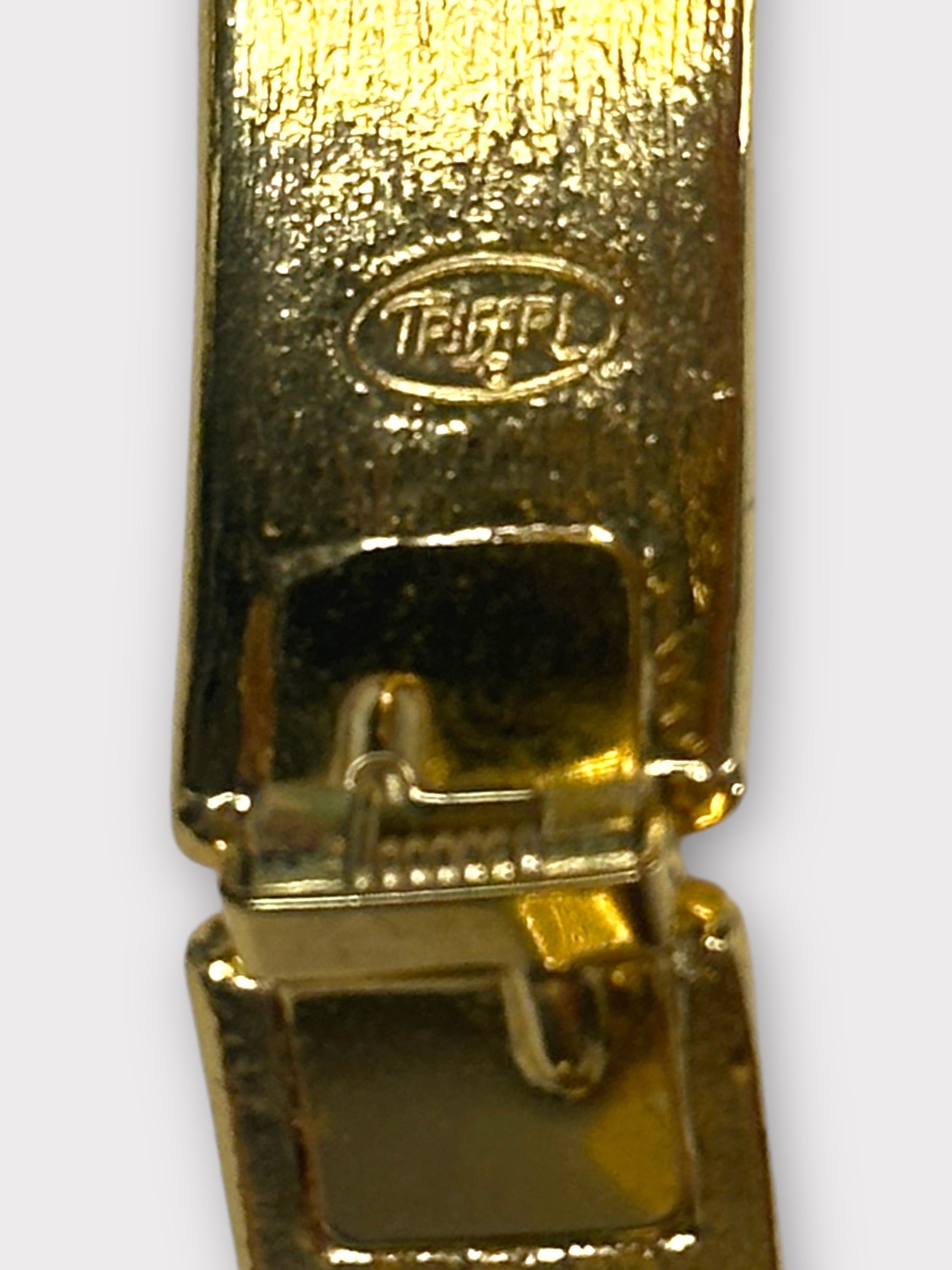 Trifari Gold Knot Clamper Bracelet