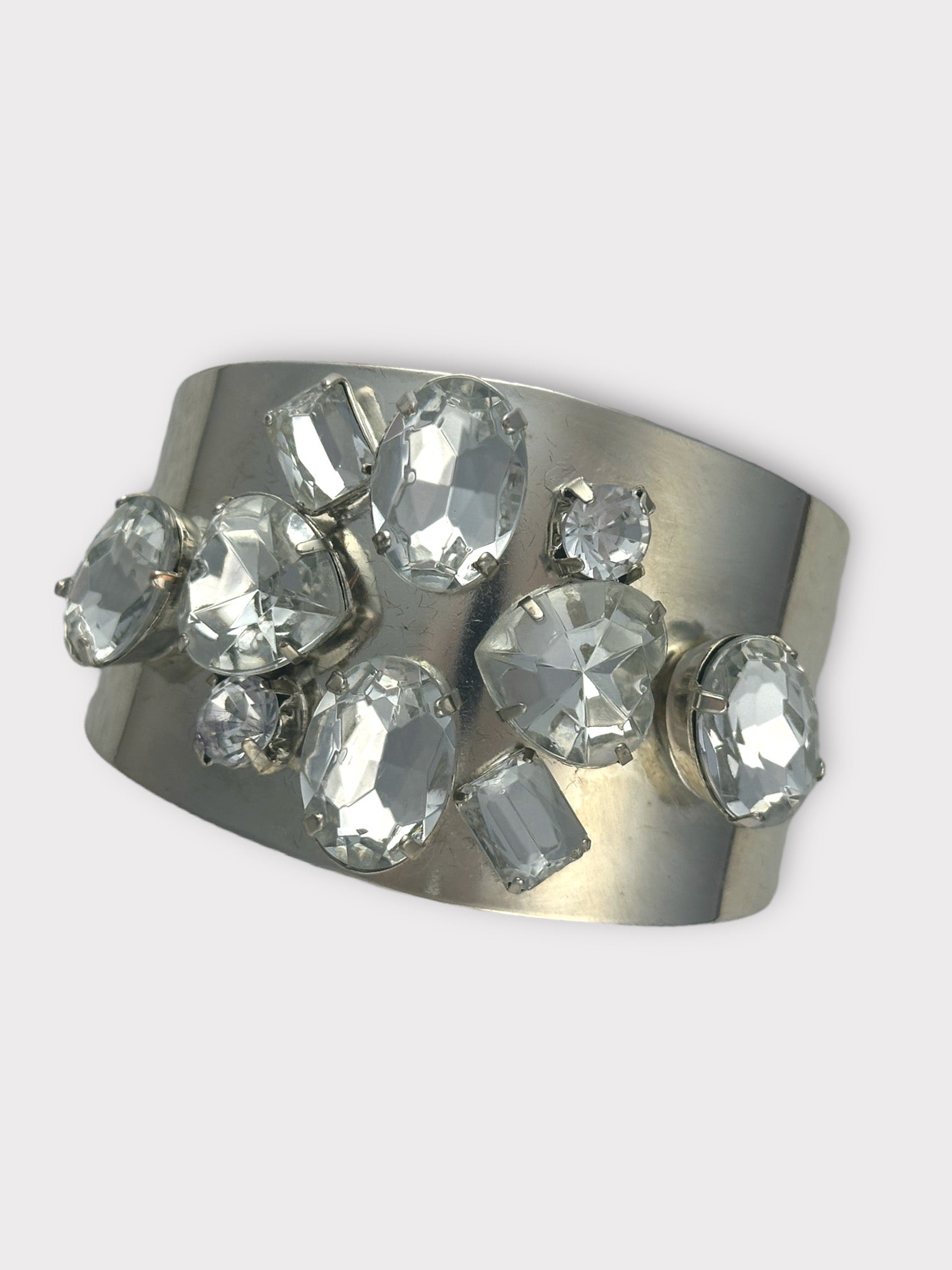 Early 1990's Rhinestone Cuff Bracelet
