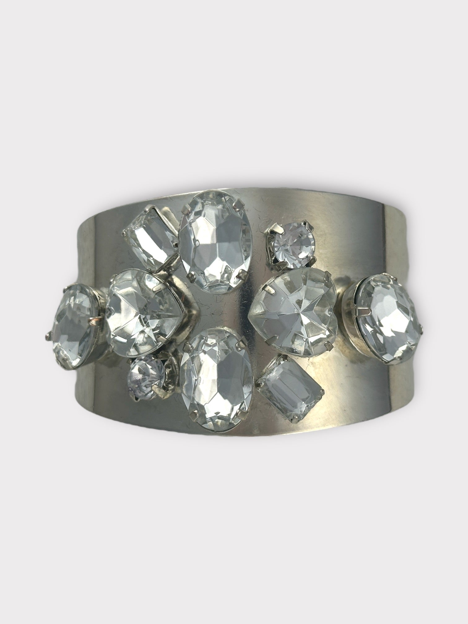 Early 1990's Rhinestone Cuff Bracelet