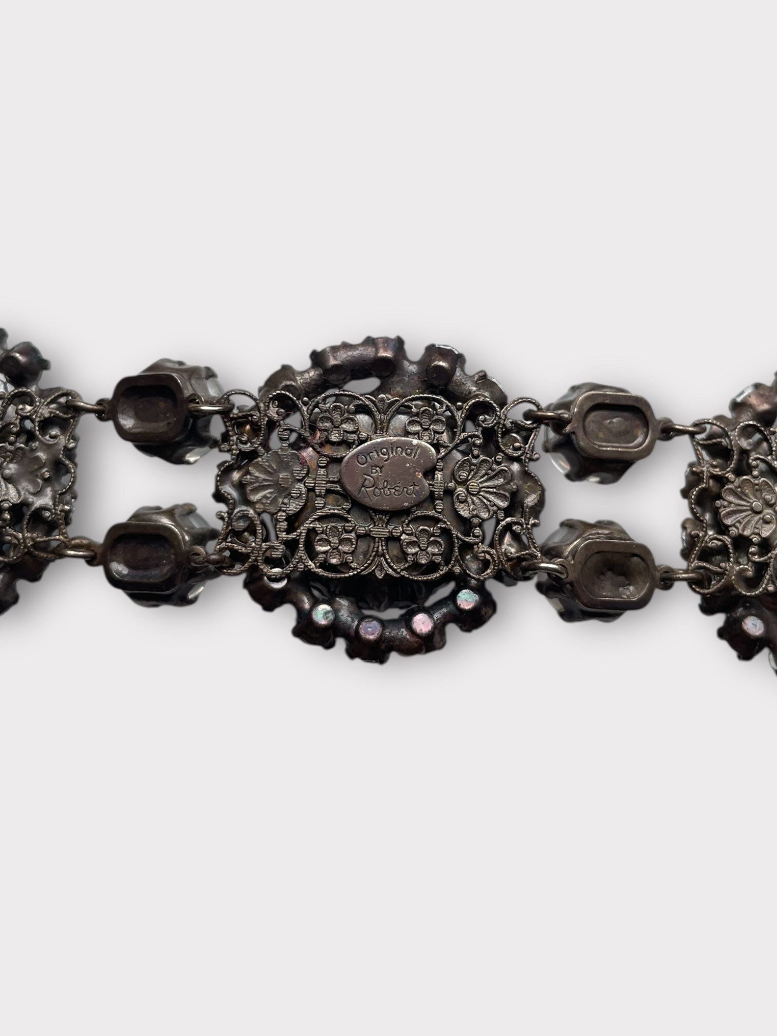Original by Robert Blue Rhinestone Bracelet