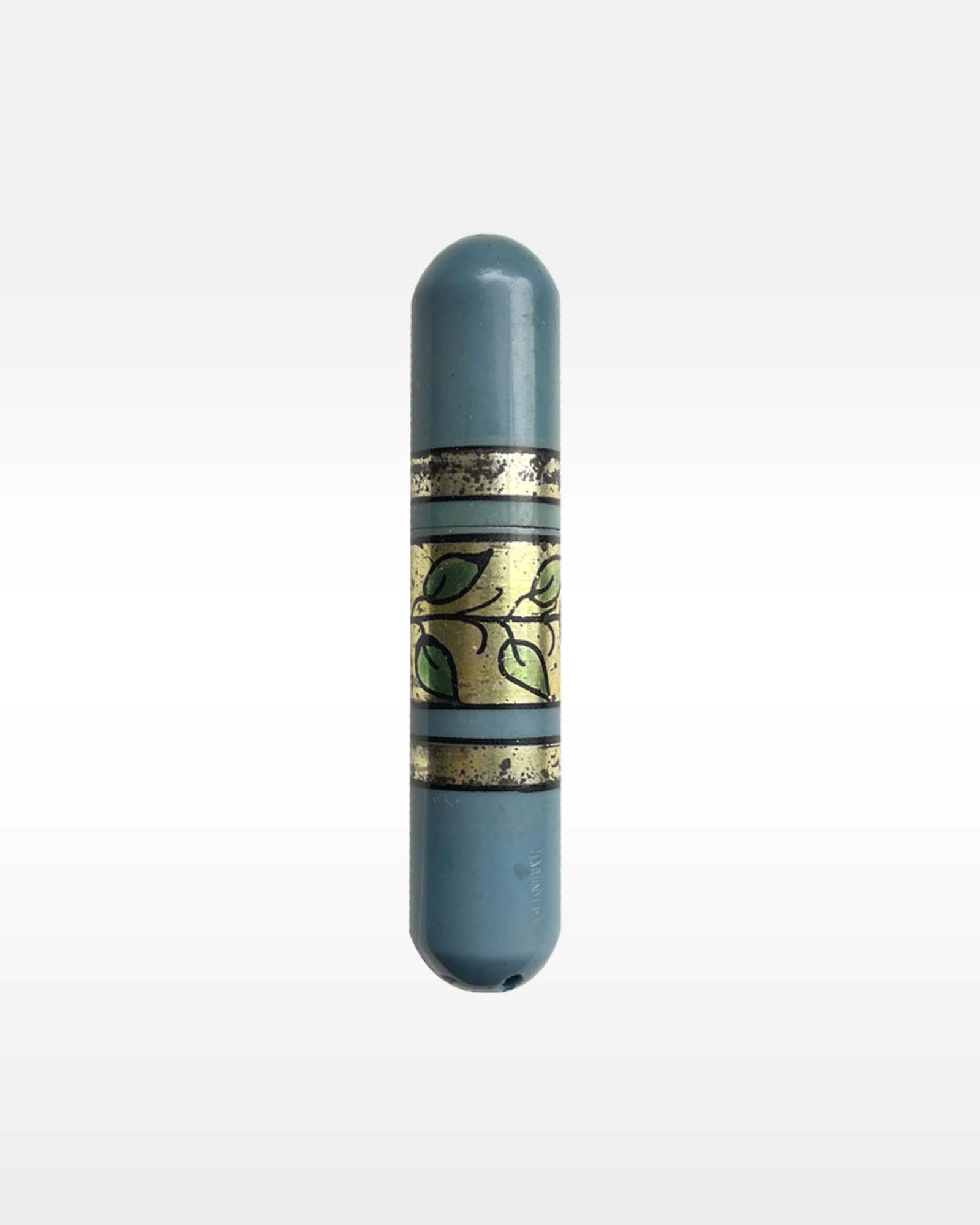 Blue, Gold, and Red Flower Manicure Set