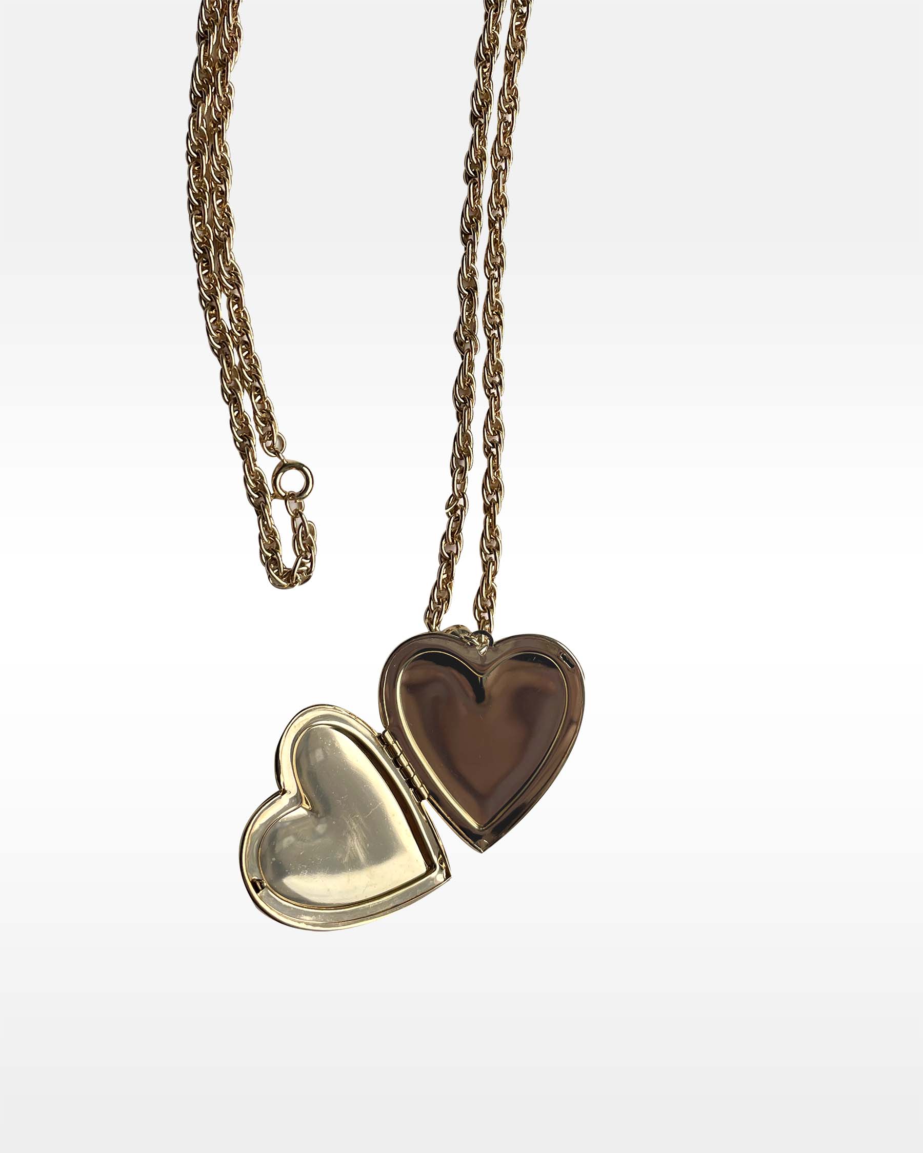 Heart Locket Pendant Necklace