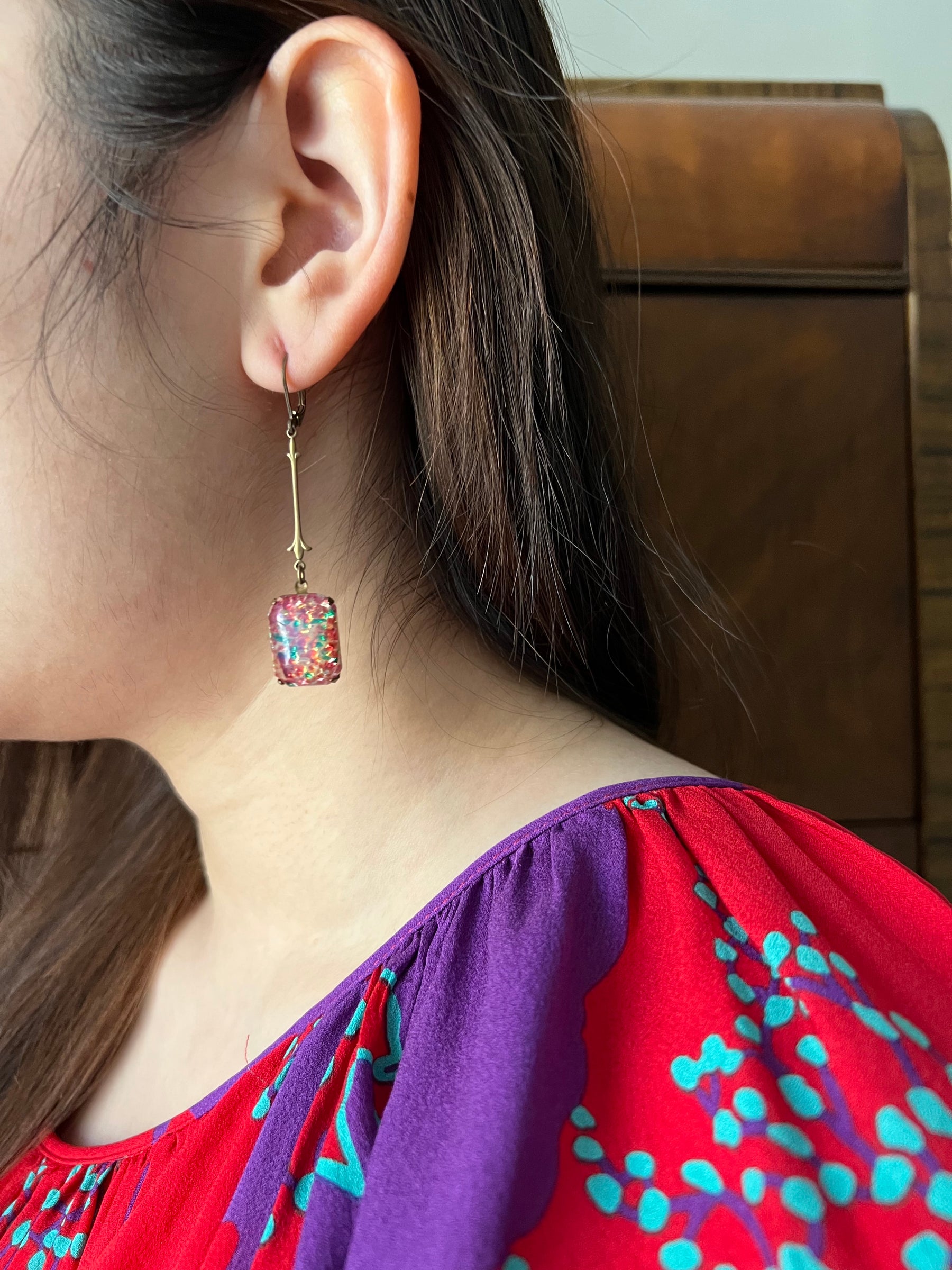 Confetti Glass Earrings