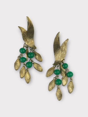 Hattie Carnegie Leaf Clip Earring