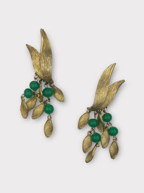 Hattie Carnegie Leaf Clip Earring