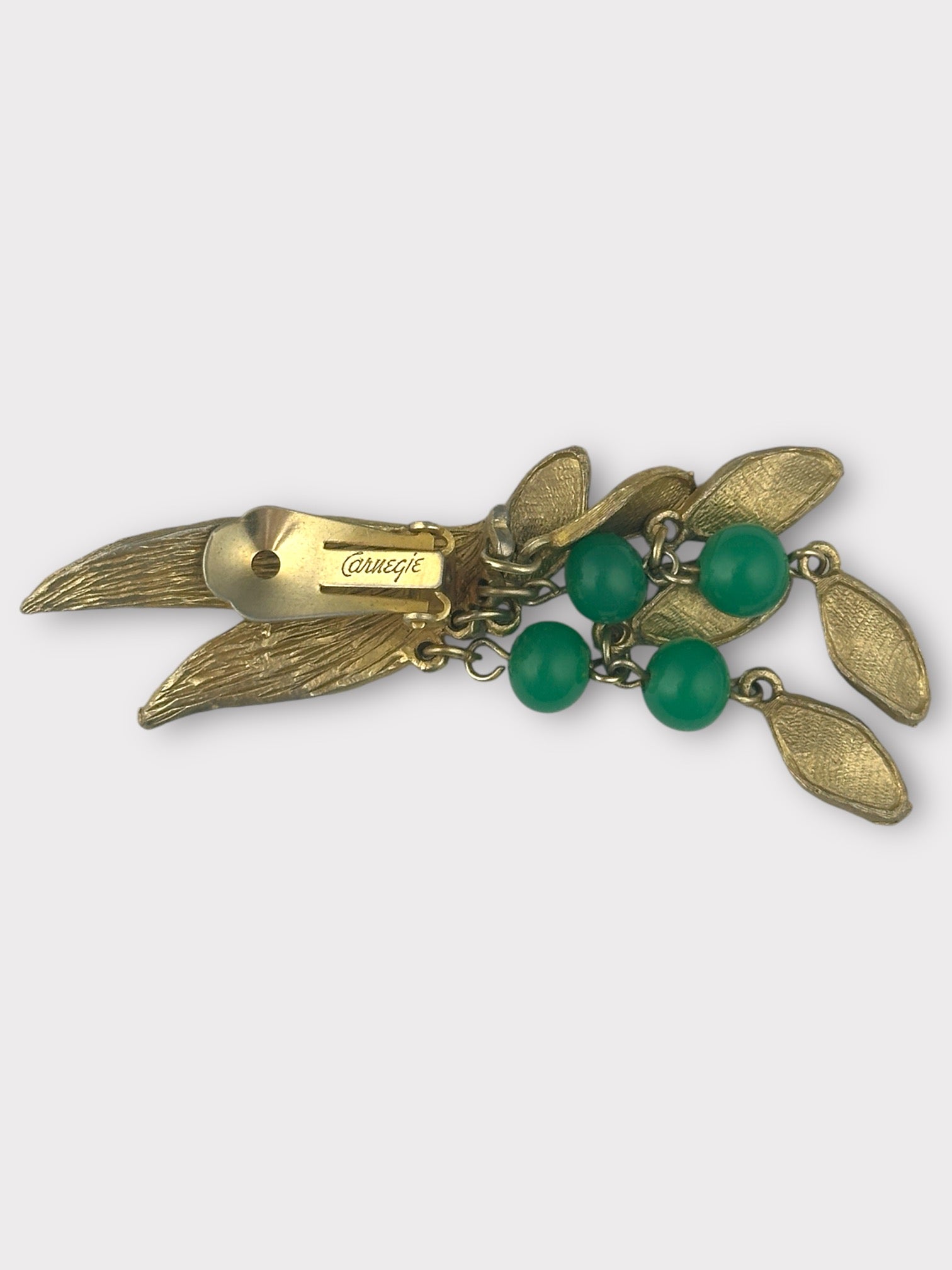 Hattie Carnegie Leaf Clip Earring