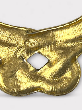 Trifari Gold Knot Necklace