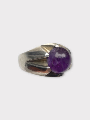 Silver Ring with Amethyst