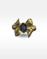 Avon Blue Faux Stone Bow Ring