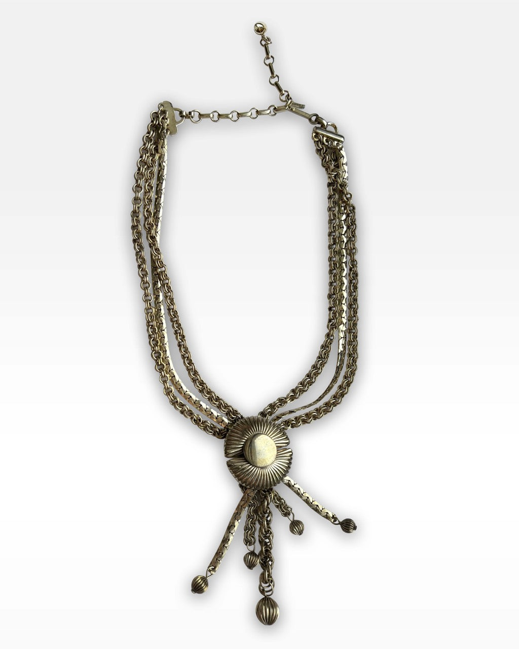 Barclay Multi-Chain Tassel Necklace