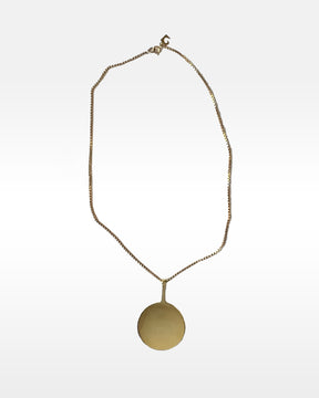 Pierre Cardin Gold and Silver Metal Medallion Necklace