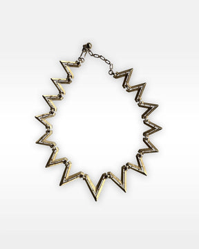 Trifari Starburst Gold Metal Necklace