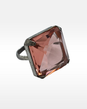 Pink and Silver Ring