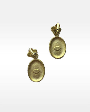 Valentino Etruscan Style Clip Earrings