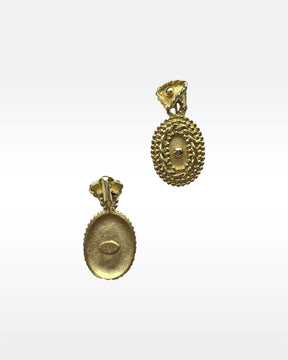 Valentino Etruscan Style Clip Earrings